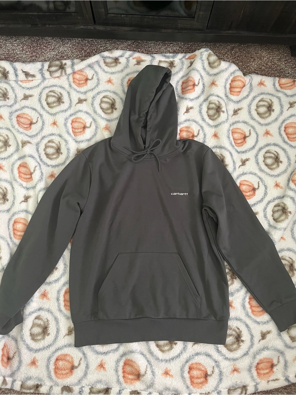 Carhartt WIP Charcoal Gray Pullover Hoodie